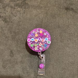 Glitter Badge Reel