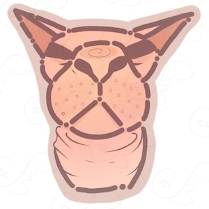Sphinx Katze Funky Sticker