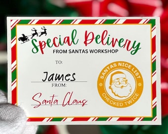 Personalized From Santa Gift Labels, Christmas Stickers