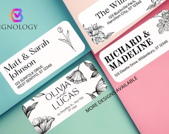 Premium Quality Return Address Labels (Size 2.1 Inches x 1 Inch) for Every Occasion