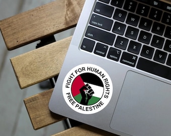 Fight For Human Rights, Free Palestine Sticker/Decal - Premium Quality