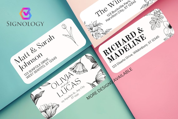 Personalized Return Address Labels – Elegant, High-Quality & Custom Made