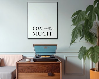 Own Much! Yorkshire Slang Digital Print | Definition Poster | Local Dialect Wall Art | Unique Home Decor | Instant Download Printable Art
