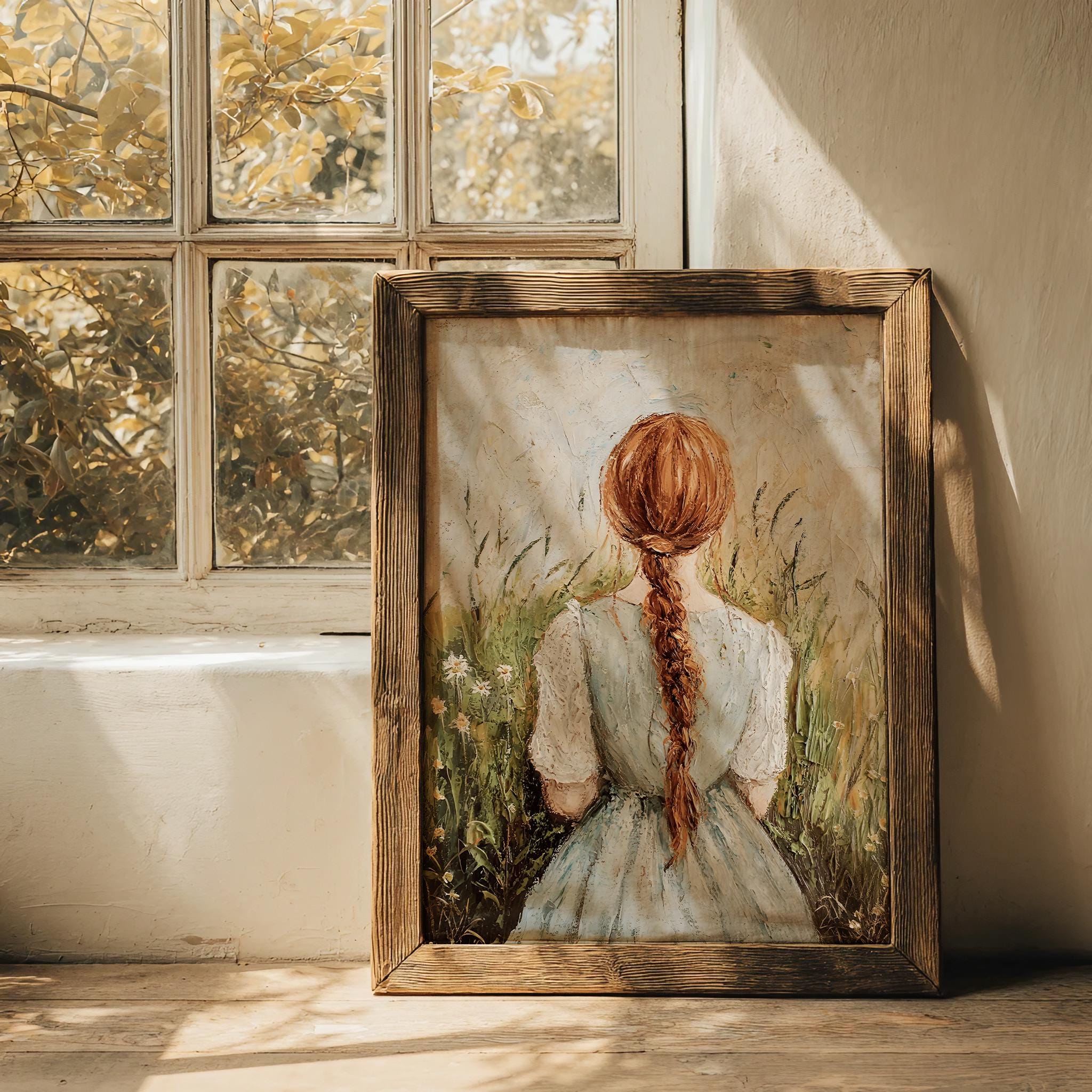 Anne of Green Gables Art Print. Cottagecore Wall Decor. Anne