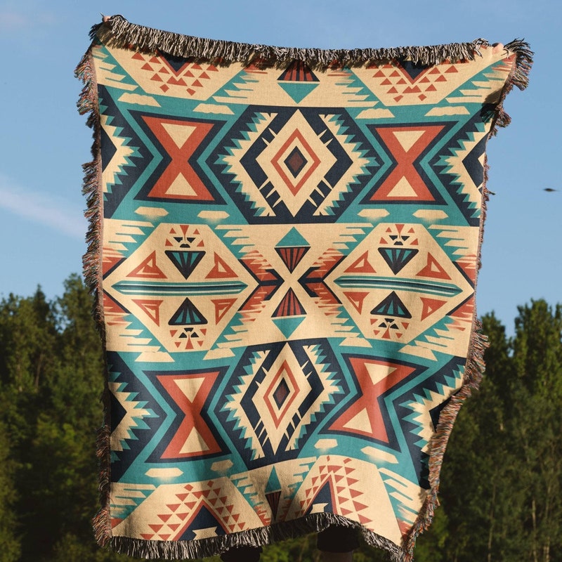 Native American Throw Tribal Blanket - Etsy