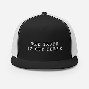 The Truth is Out There - X Files - Trucker Hat - Funny X-Files-hoed, hoed voor geeky koppels, sci-fi-fans, geekcadeau