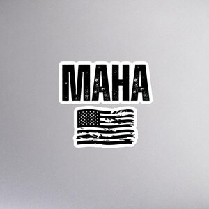 Make America Healthy Again - MAHA Sticker - Make America Great Again MAGA - Trump Kennedy Stickers Pro Conservative Gift Trump Supporter