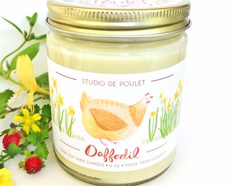 Daffodil || 9 oz Jar Candle