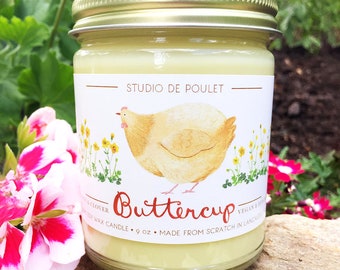 Buttercup || 9 oz Jar Candle