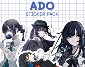 Ado デジタル ステッカー パック – 18 種類のキュートで美しい