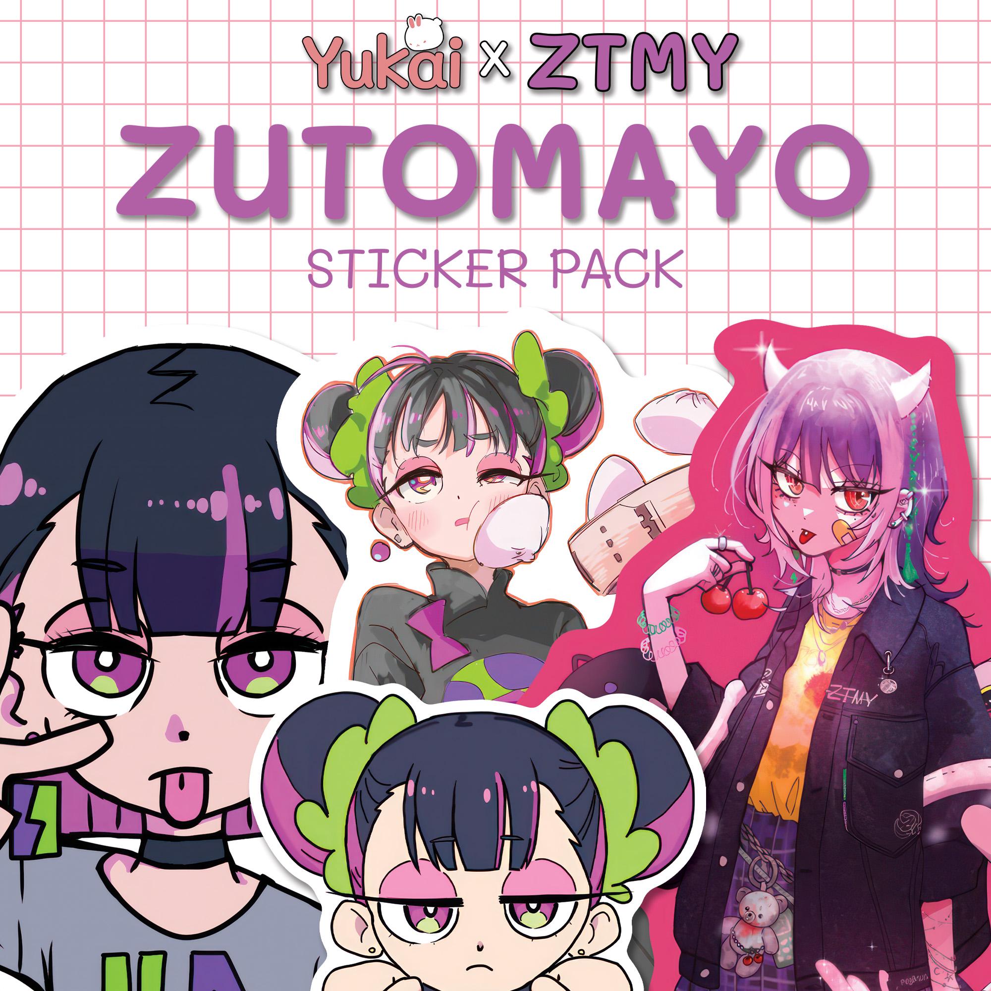 Zutomayo Sticker Pack | Cute Anime Music Band Stickers (digital