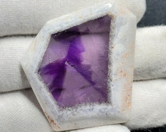 Classic Top Quality Natural Trapiche Amethyst Fancy Shape Cabochon Loose Gemstone For Making Jewelry