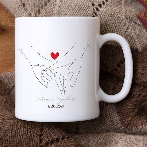 Mug personalized saint Valentin / tasse couple /tasse cadeau pour épouse /cadeau saint Valentin / cadeau pour mari /idée cadeau couple