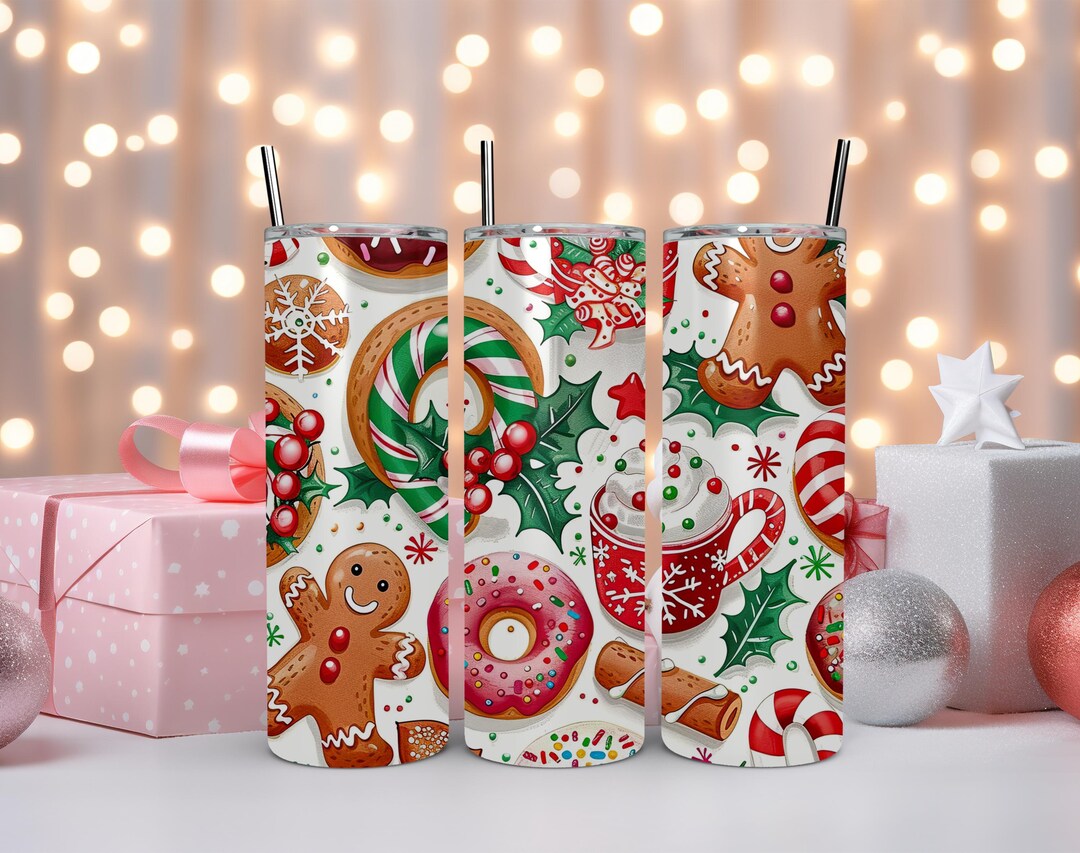 Gobelet De Noël Réutilisable Avec Paille – 450 Ml, Motif Père Noël, Pour Fêtes Et Décoration - 6