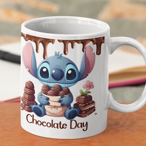 Mug personnalisé stitch mug Lilo Stitch tasse stitch chocolat chaud cadeau personnalisée mug cadeau Pâques idée cadeau image 5