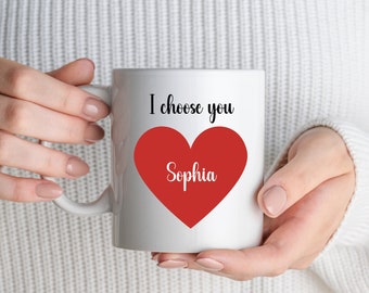 Mug personnalisé - mug saint Valentin - mug amoureux - mug couple personnalisé - mug pour couple personnalisable - idée cadeau couple