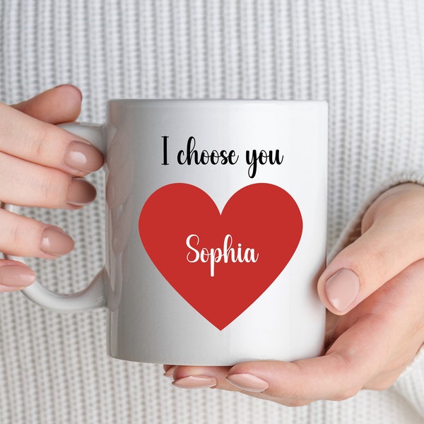 Mug personnalisé - mug saint Valentin - mug amoureux - mug couple personnalisé - mug pour couple personnalisable - idée cadeau couple