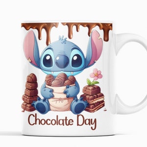 Mug personnalisé stitch mug Lilo Stitch tasse stitch chocolat chaud cadeau personnalisée mug cadeau Pâques idée cadeau image 4
