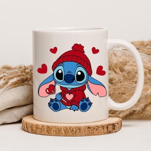 Kubek ze ściegiem, kubek ze ściegiem, kubki ceramiczne ze spersonalizowanym wzorem, pomysł na cadeau