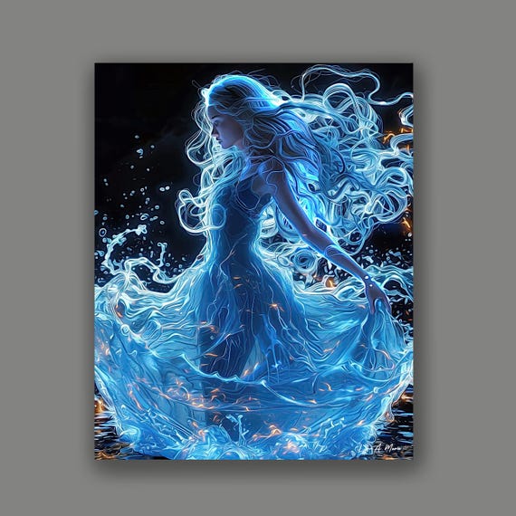 Cosmic Ballerina Art Print: Archival Giclee, Artist Lynn A. Marie
