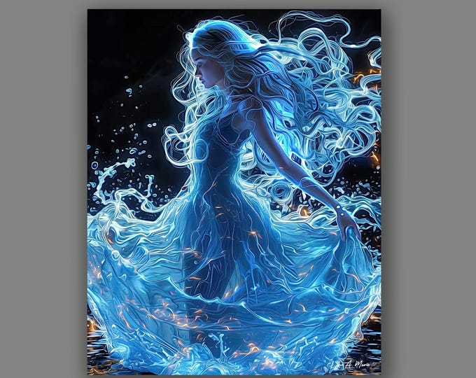 Cosmic Ballerina Fine Art Fantasy Print By Artist Lynn A. Marie