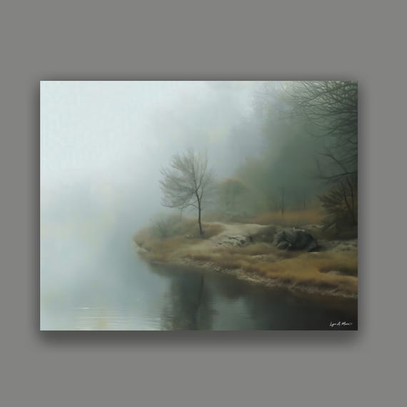 Foggy Landscape Art Print: Archival Giclée, Lynn A. Marie