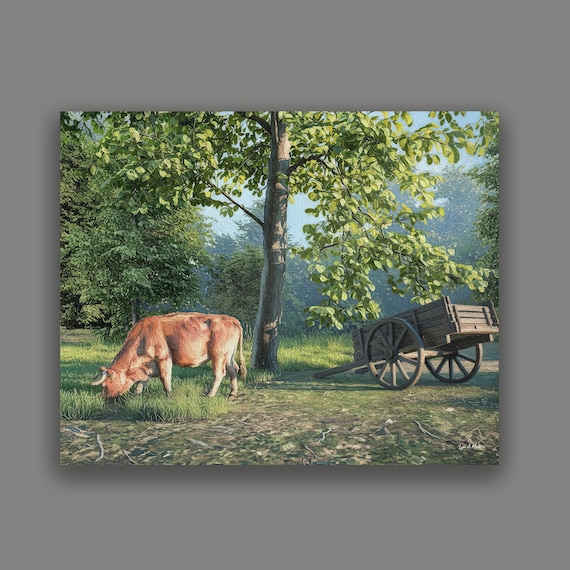 Summer Field Landscape Fine Art Print by Artist Lynn A. Marie