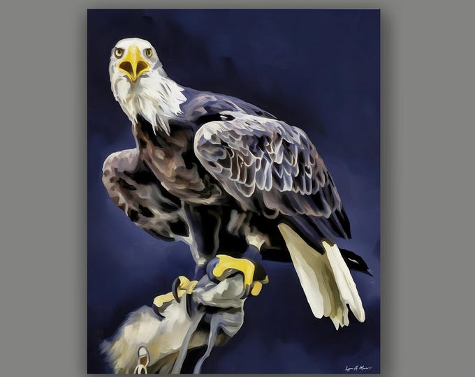 Bald Eagle Fine Art Wildlife Print By Artist Lynn A. Marie