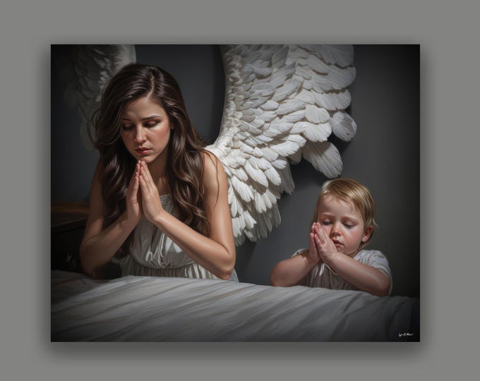 Praying Faith Fine Art Print By Artist Lynn A. Marie