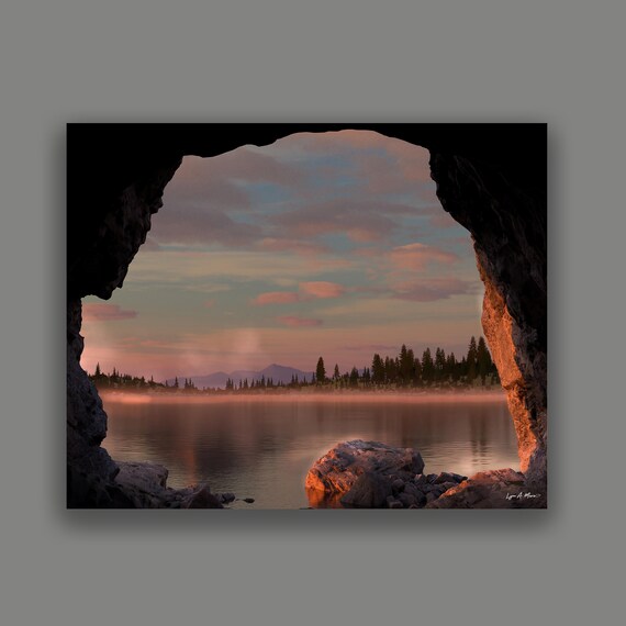 Sunset Landscape Fine Art Print: Archival Giclee Paper, Lynn A. Marie