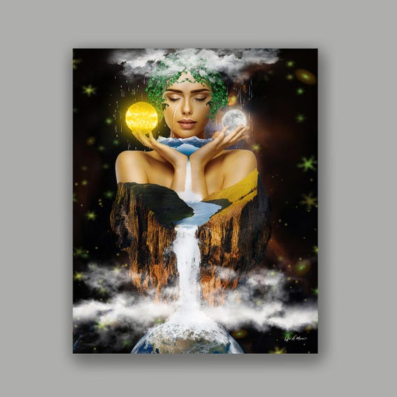 Mother Nature Art Print: Archival Giclee, Lynn A. Marie