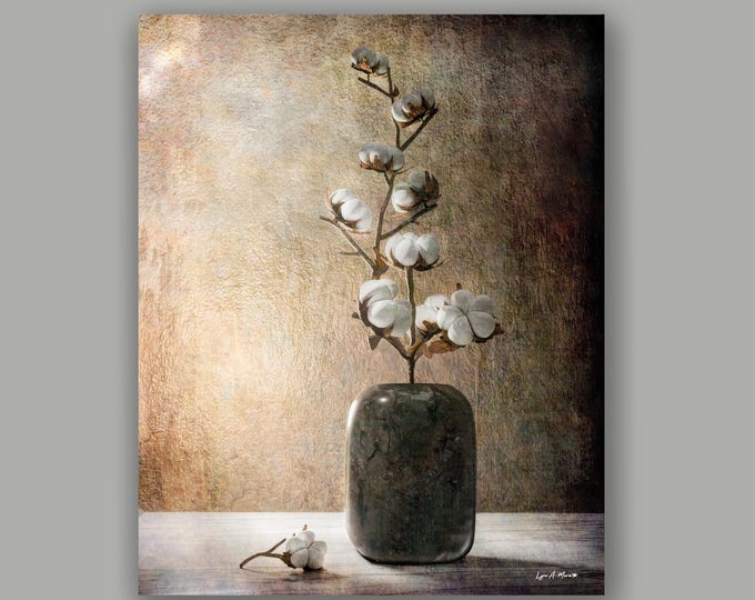 Cotton Wood Still Life Art Print By Artist Lynn A. Marie