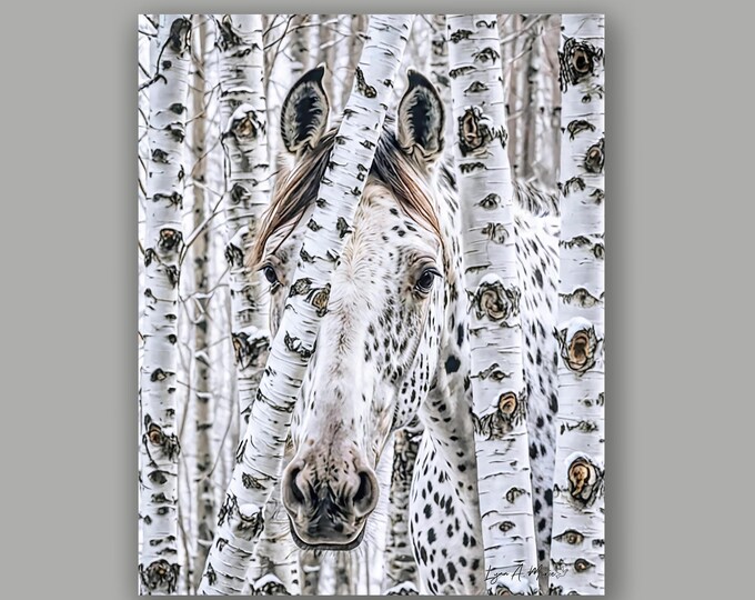 Leopard Appaloosa Fine Print By Artist Lynn A. Marie