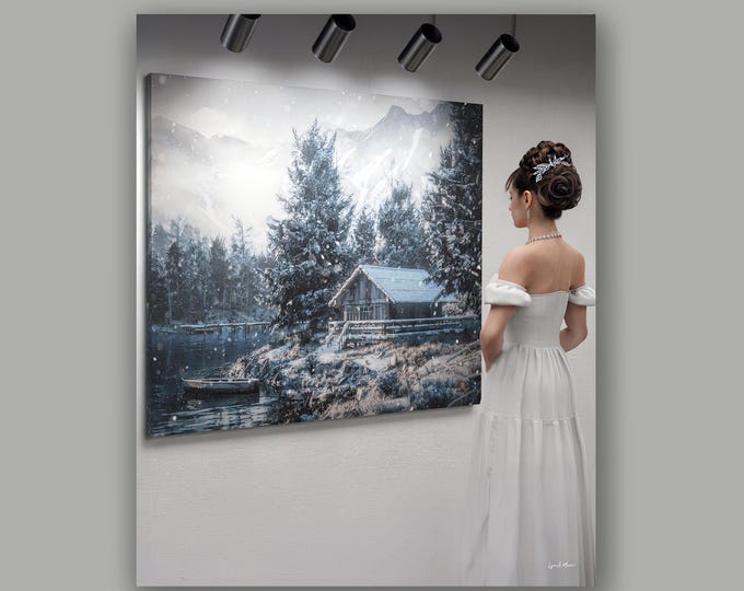 Modern Woman Art Gallery Fine Art Print By Artist Lynn A. Marie