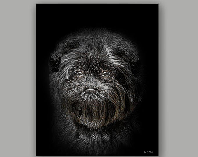 Affenpinscher Fine Art Dog Print By Artist Lynn A. Marie