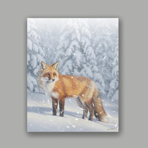 Red Fox Wildlife Fine Art Print by Lynn A. Marie