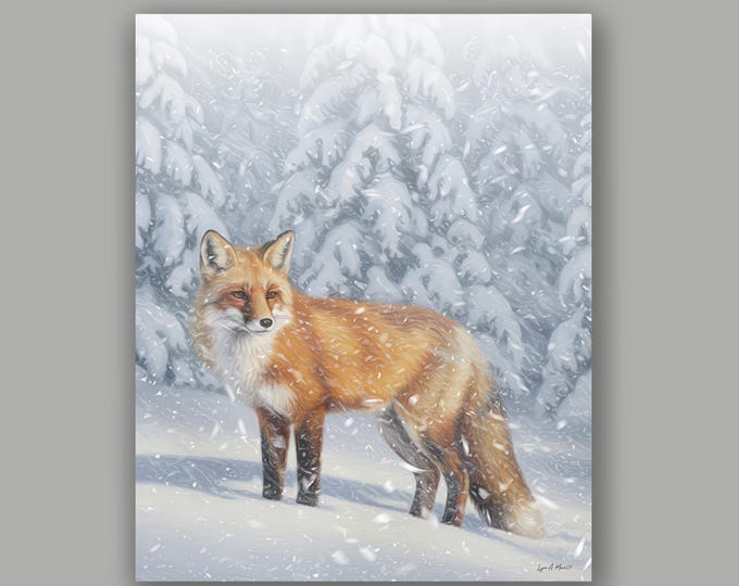 Red Fox Wildlife Fine Art Print by Lynn A. Marie
