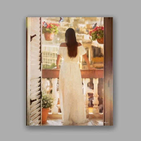 Modern Woman Vertical Art Print: Archival Giclee, Artist Lynn A. Marie
