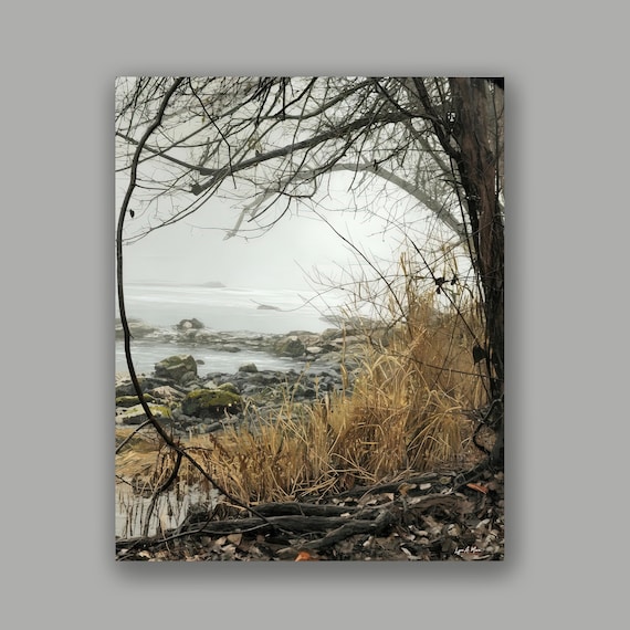 Foggy Day Landscape Fine Art Print By Artist Lynn A. Marie