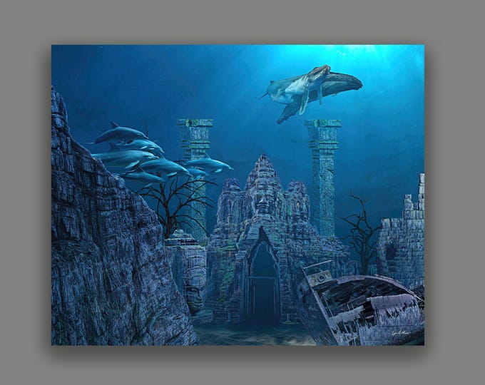 Fantasy Underwater Fine Art Wildlife Print By Artist Lynn A. Marie