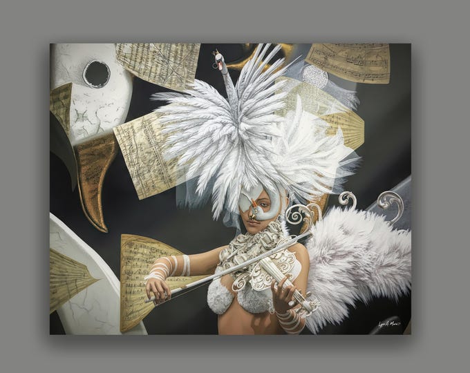 Musical Wall Fine Art Print By Artist Lynn A. Marie