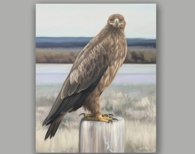 Step Eagle Fine Art Print By artist Lynn A. Marie