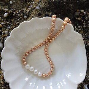 Natural Fresh Water Pearls Beads Round Necklace