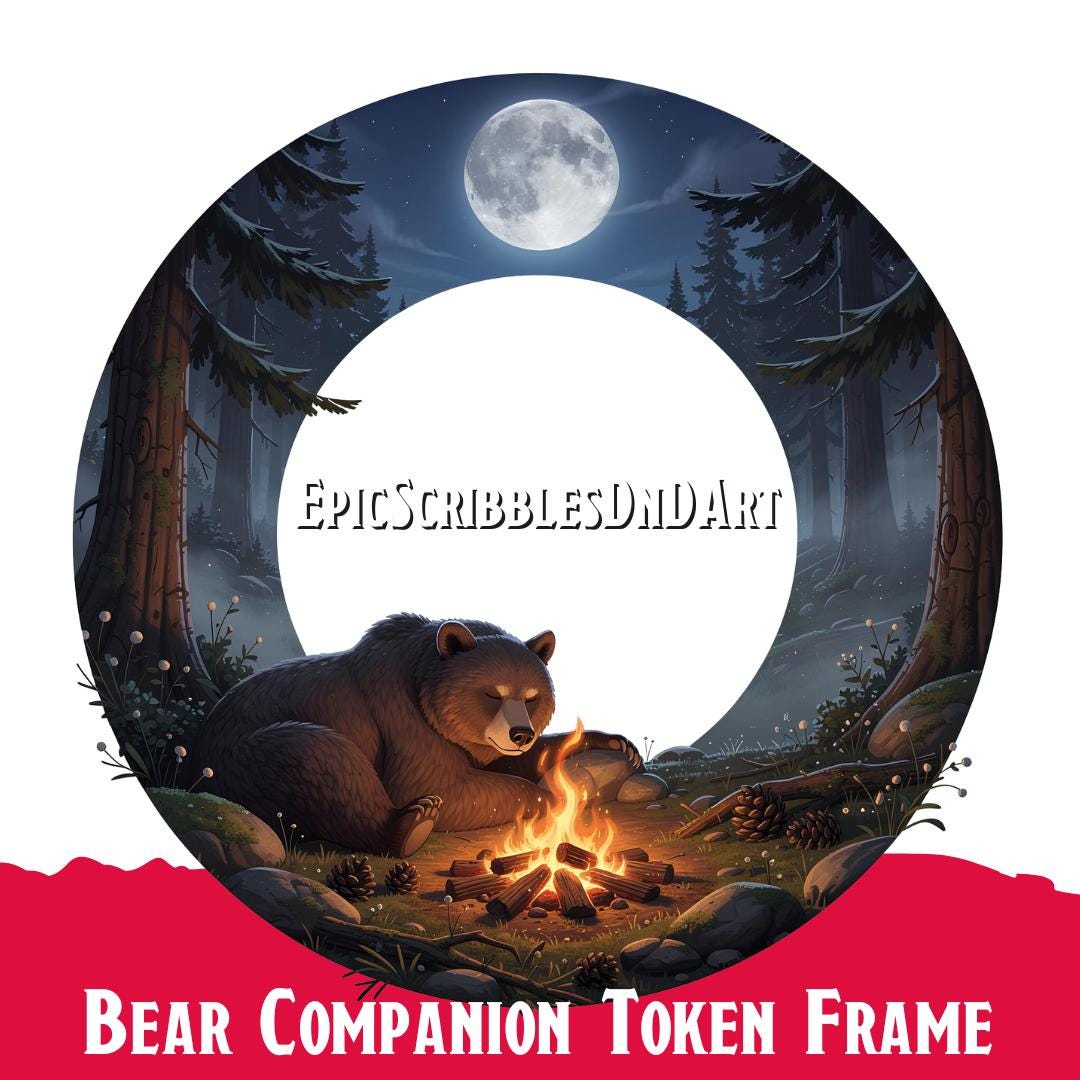 Pathfinder Program Borders Warlock Token Frame - Digital D&D Border for Dungeons and Dragons ...