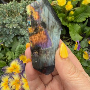 Pink Flash Labradorite Freeform