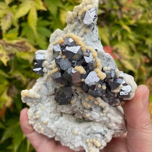 Galena, Calcite and Pyrite Specimen