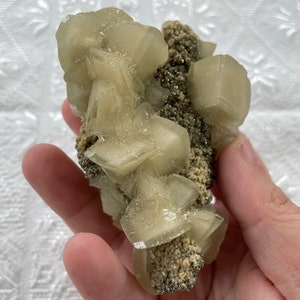 Rare Calcite and Pyrite Specimen