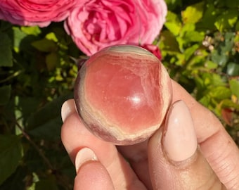 Rhodochrosite Sphere 2.8cm Diameter
