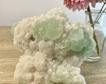 Green Fluorite Crystal