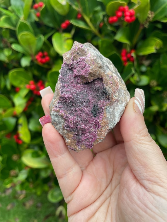【極美】コバルトカルサイト 原石 標本 結晶 コバルトカルサイト結晶標本 - Etsy 日本